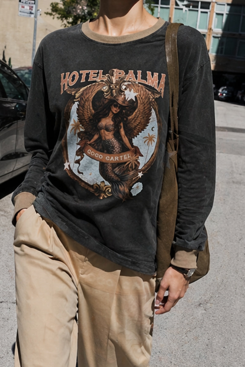 HOTEL PALMA LONG SLEEVE TEE
