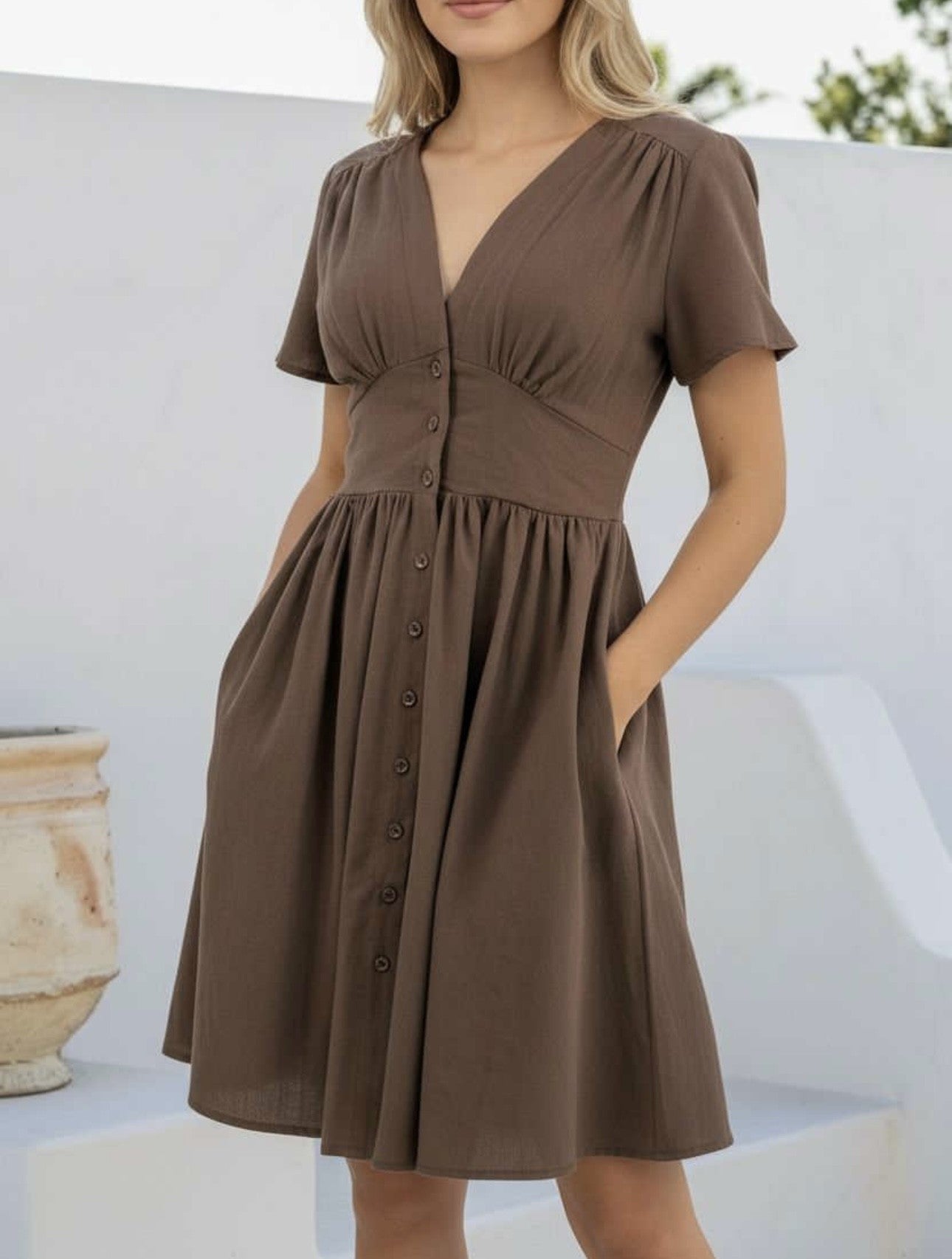 MATILDA DRESS - CHOC