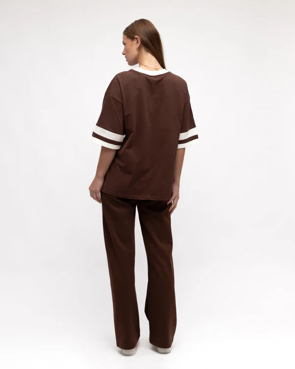 FALLOW TEE - CHOCOLATE