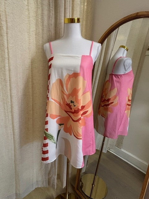 PINK VACAY MINI DRESS