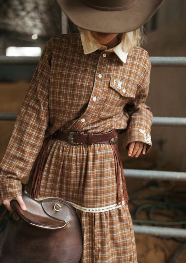 HOMESTEAD CHECK SKIRT