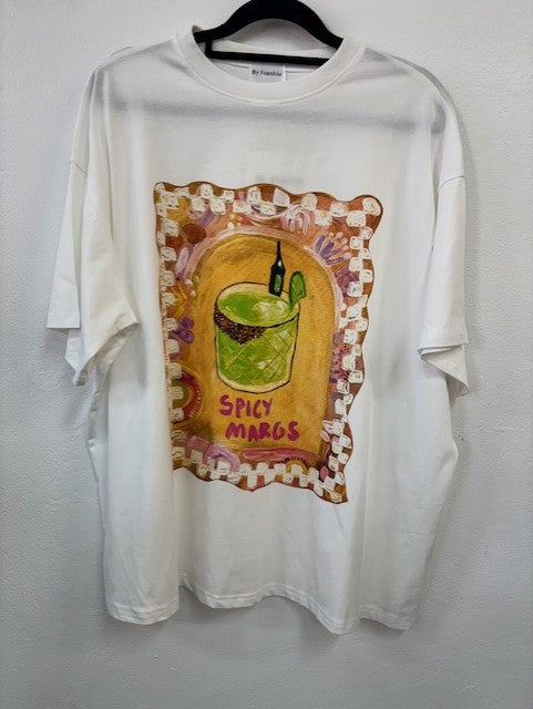 SPICY MARGS TEE - WHITE