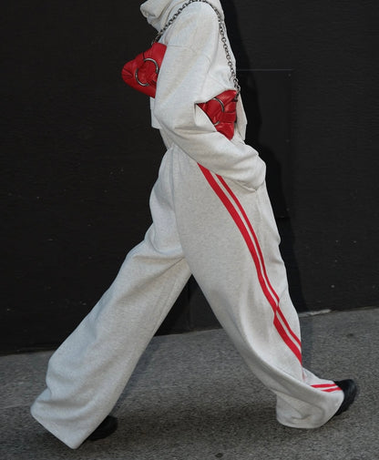SSAINT BARREL PANT GREY//RED