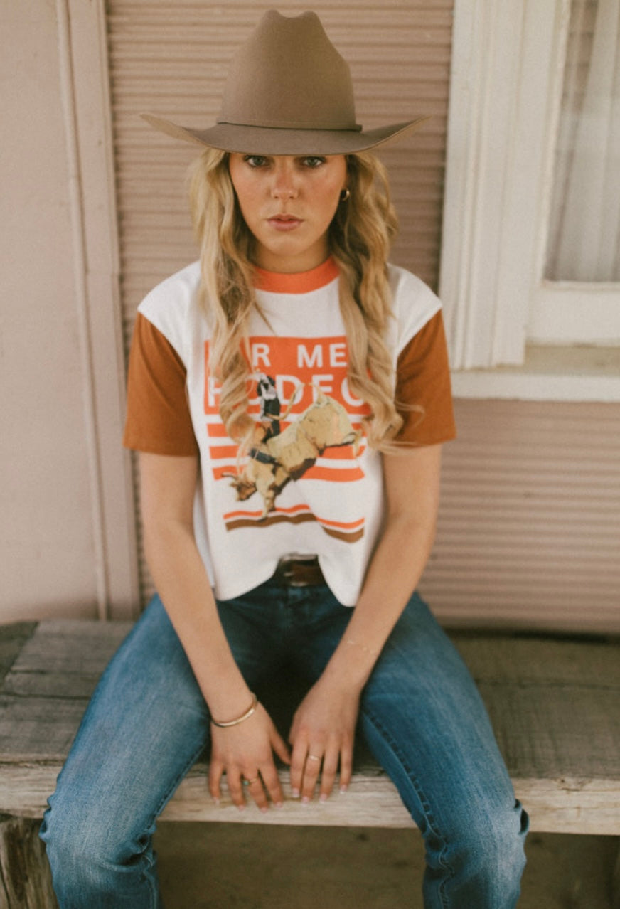 FM RODEO - SHORT CREW RED