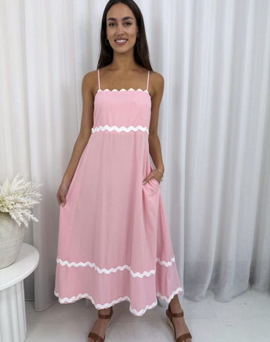 ZIG ZAG MAXI DRESS
