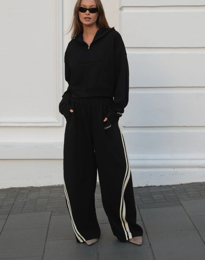 SSAINT BARREL PANT BLACK//BUTTER