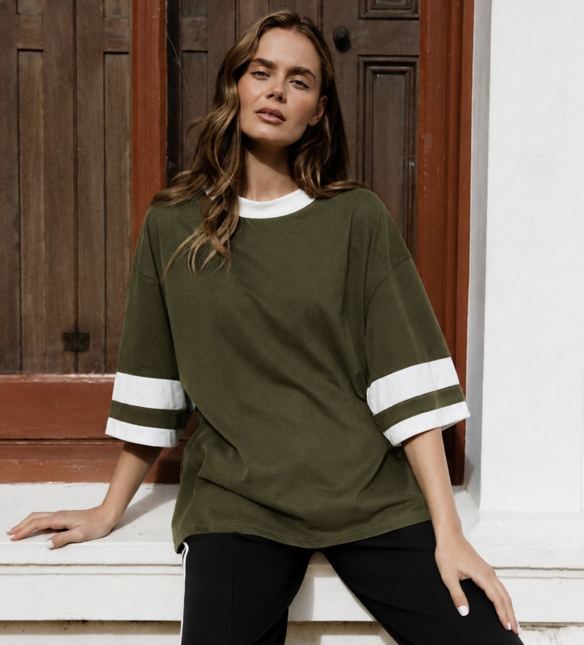 FALLOW TEE - OLIVE