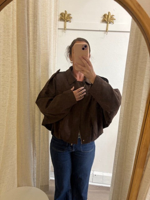 MILLY JACKET - BROWN