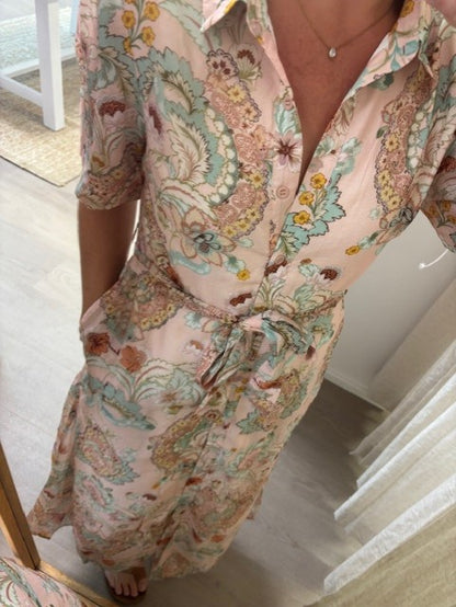 FLORANCE DRESS - PINK