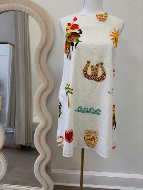 MERMAID RODEO MINI DRESS