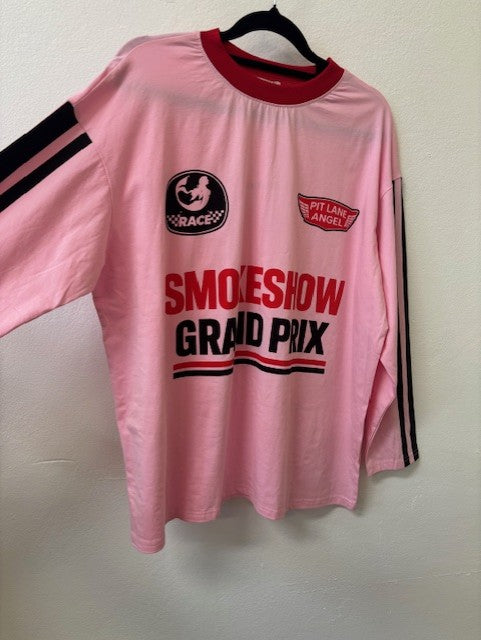 GRAND PRIX TEE L/S - PINK