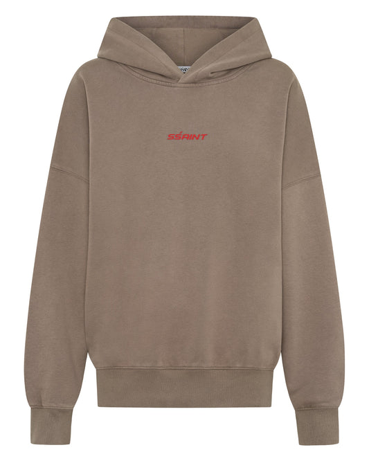 THE RIVAL HOODIE - ACID WASH BEIGE