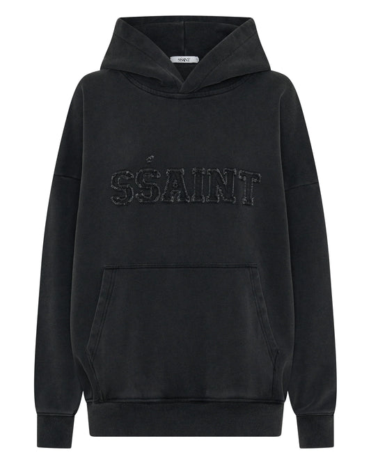 CHAMPION HOODIE - ACID WASH CHARCOAL