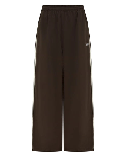 FIGHT NIGHT WINDBREAKER PANT - BROWN & CREAM
