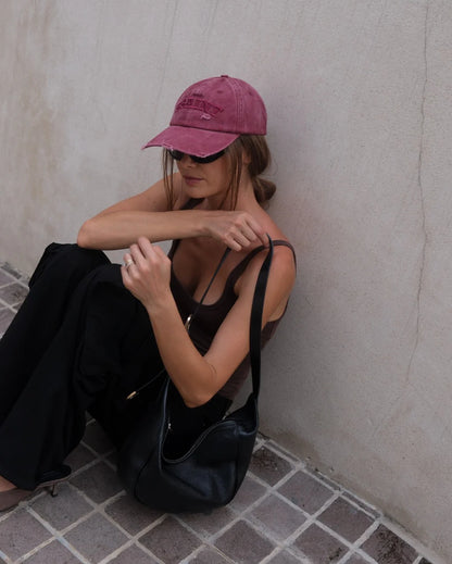 SSAINT LOGO CAP - CHERRY