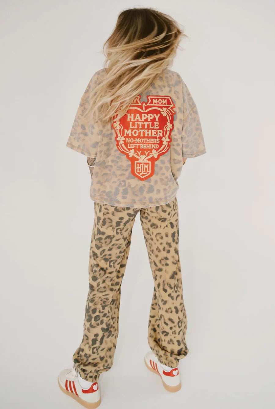 SORRY MUM JOGGER - LEOPARD