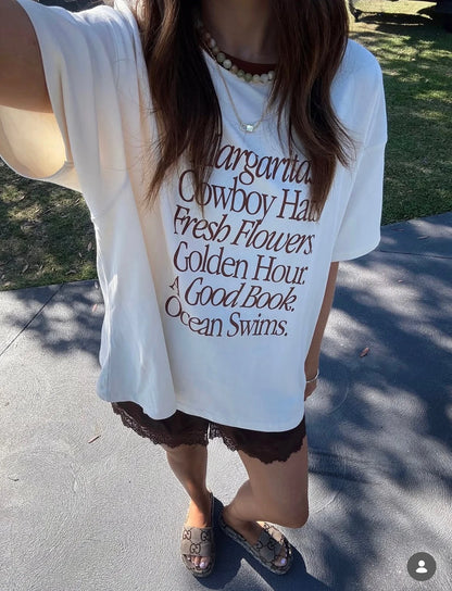MARGARITAS AND COWBOYS TEE