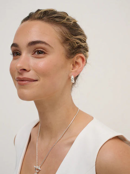 LUNA TOGGLE STERLING SILVER NECKLACE
