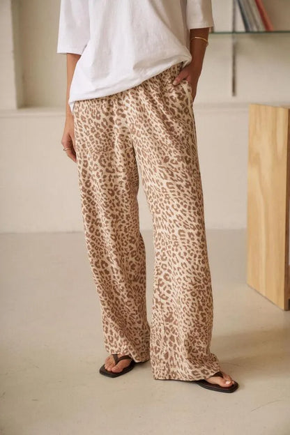 RESORT PANT - SUMMER LEOPARD