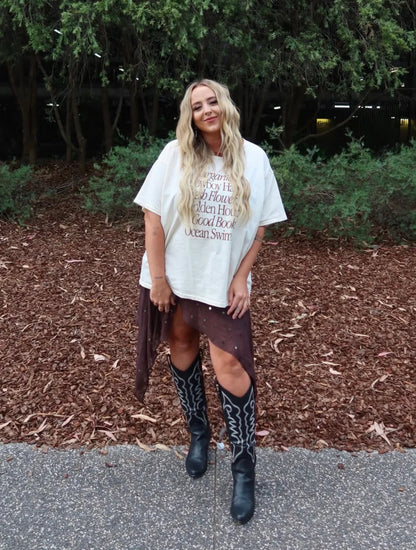 MARGARITAS AND COWBOYS TEE
