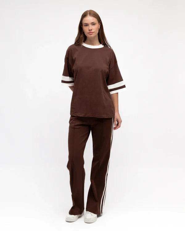 FALLOW TEE - CHOCOLATE