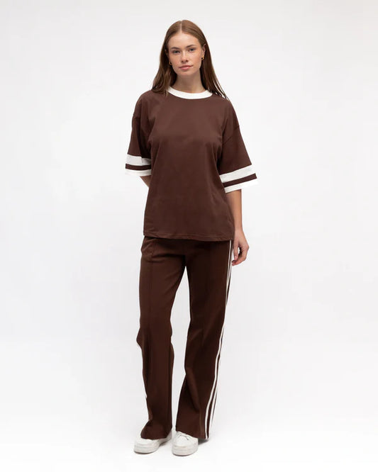 FALLOW TEE - CHOCOLATE