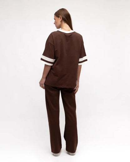 FALLOW TEE - CHOCOLATE