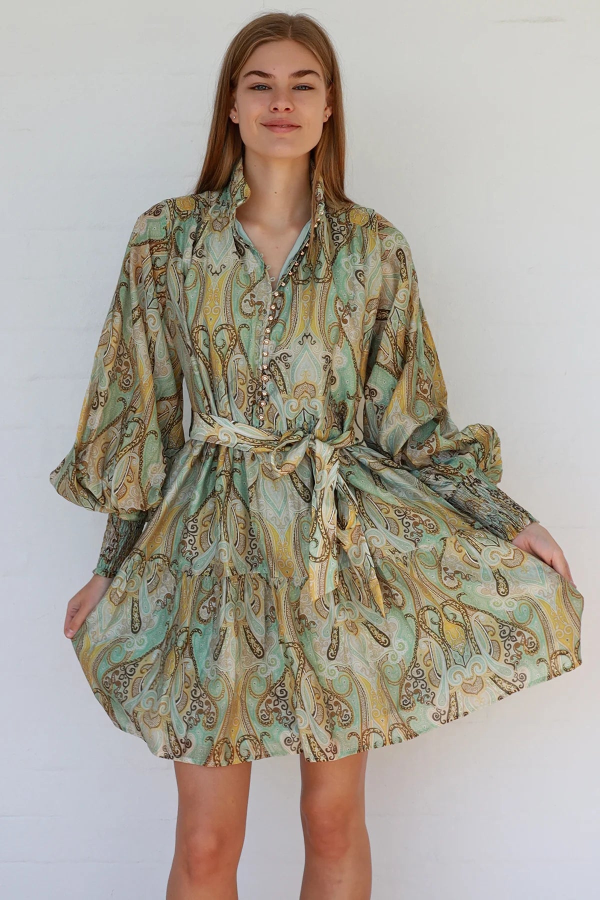 MACI DRESS - GREEN