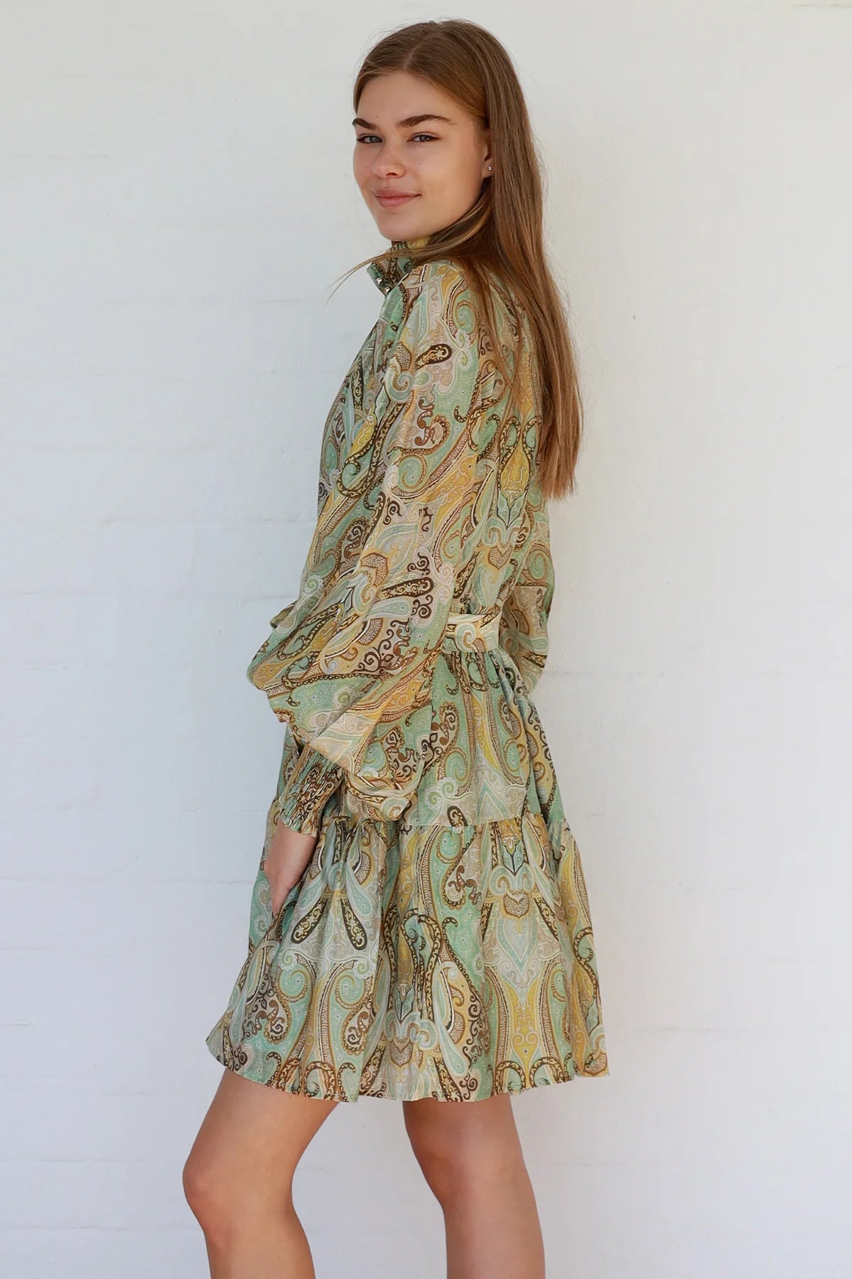 MACI DRESS - GREEN