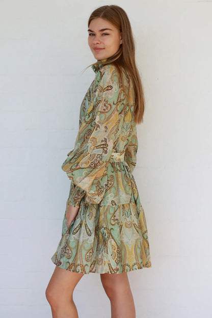 MACI DRESS - GREEN