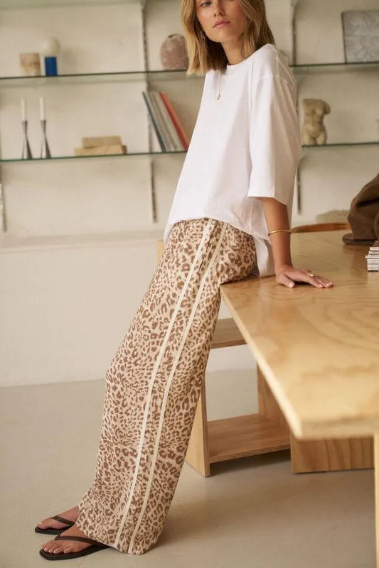 RESORT PANT - SUMMER LEOPARD