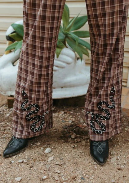 RATTLESNAKE PLAID PANTS